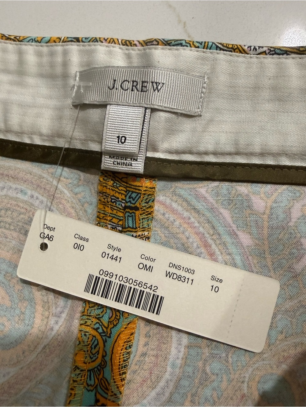 J.Crew Paisley Print Shorts - Picture 6 of 7